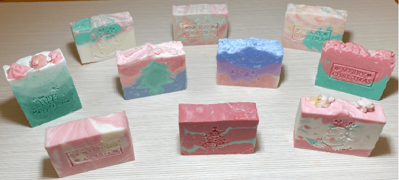 以回收廢油製成的公益手工皂